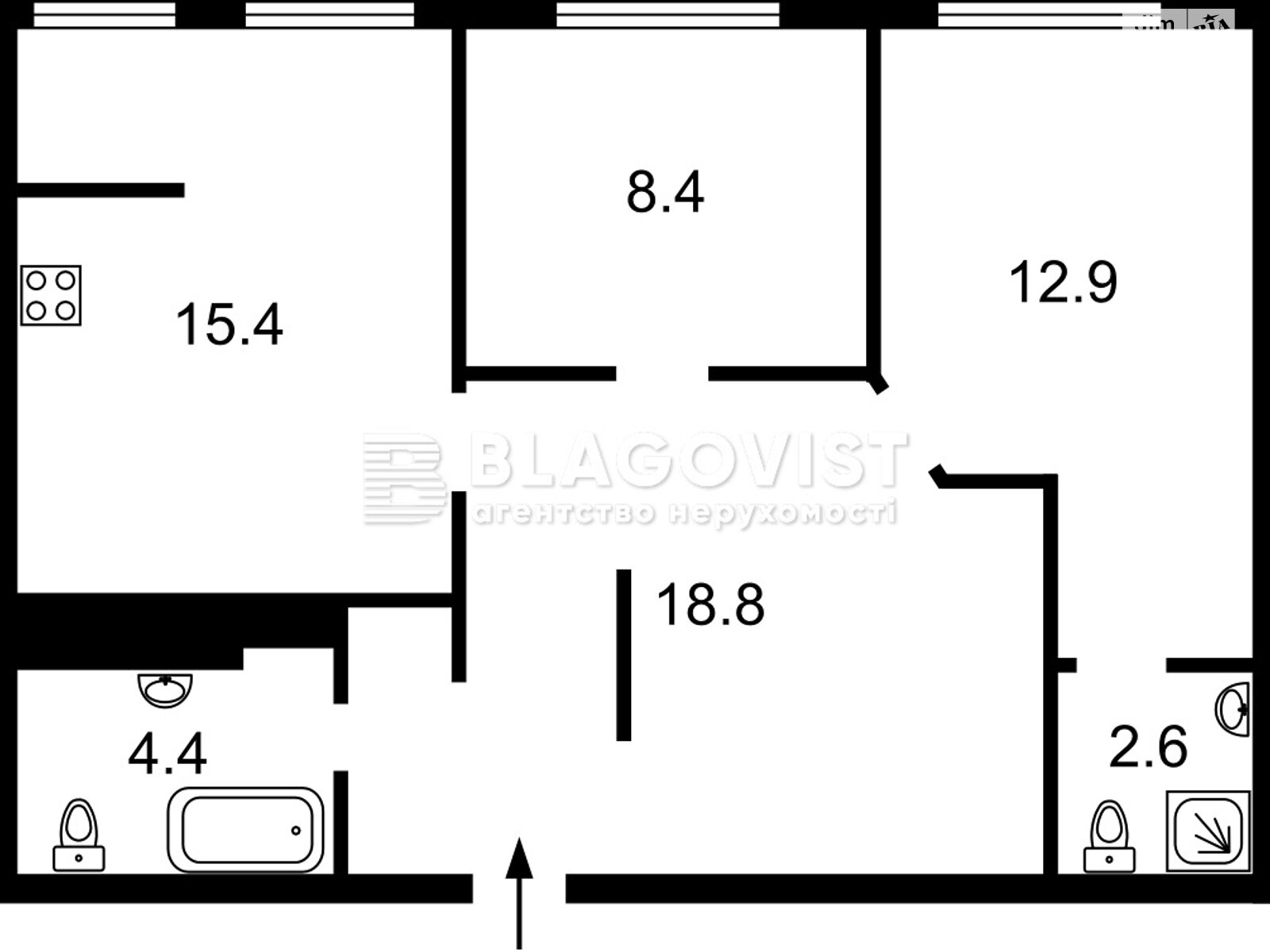 Продажа трехкомнатной квартиры в Киеве, на ул. Практичная 17, район Голосеевский фото 1