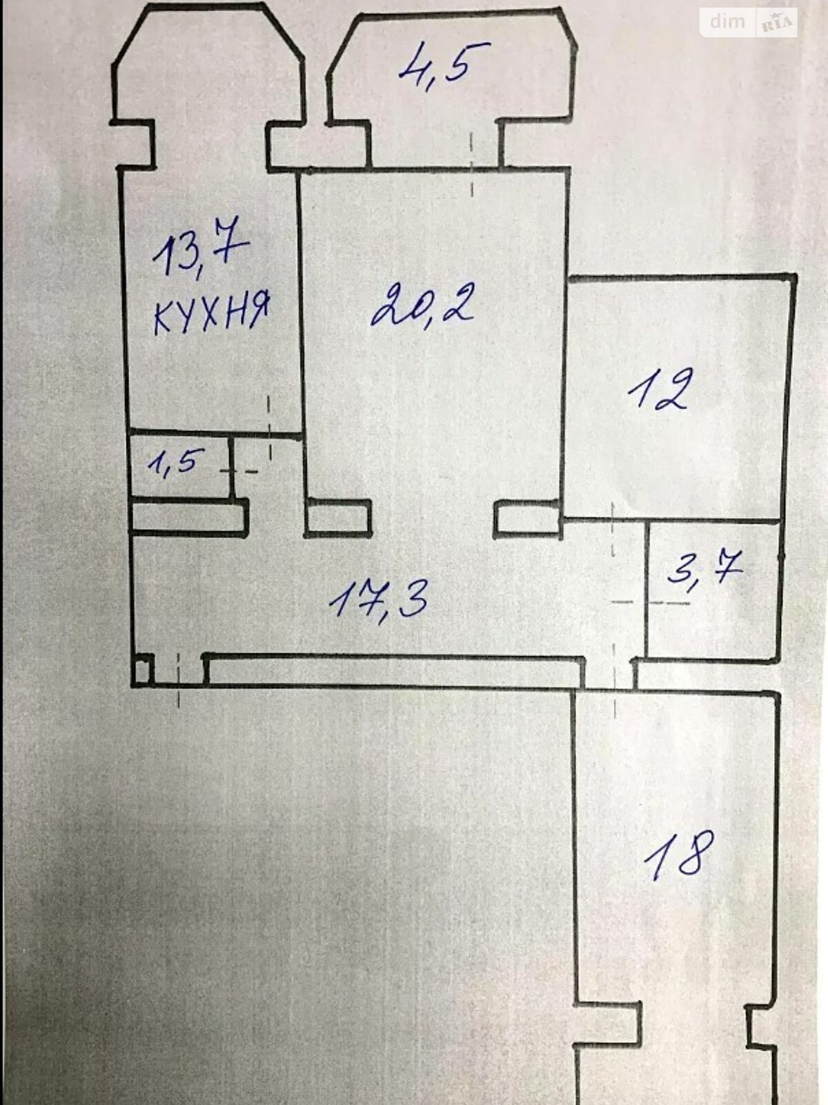 Продаж трикімнатної квартири в Києві, на вул. Степана Рудницького 15 корпус 1, район Голосіївський фото 1