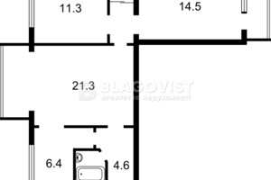 Продажа трехкомнатной квартиры в Киеве, на ул. Васильковская 5/7, район Голосеевский фото 2