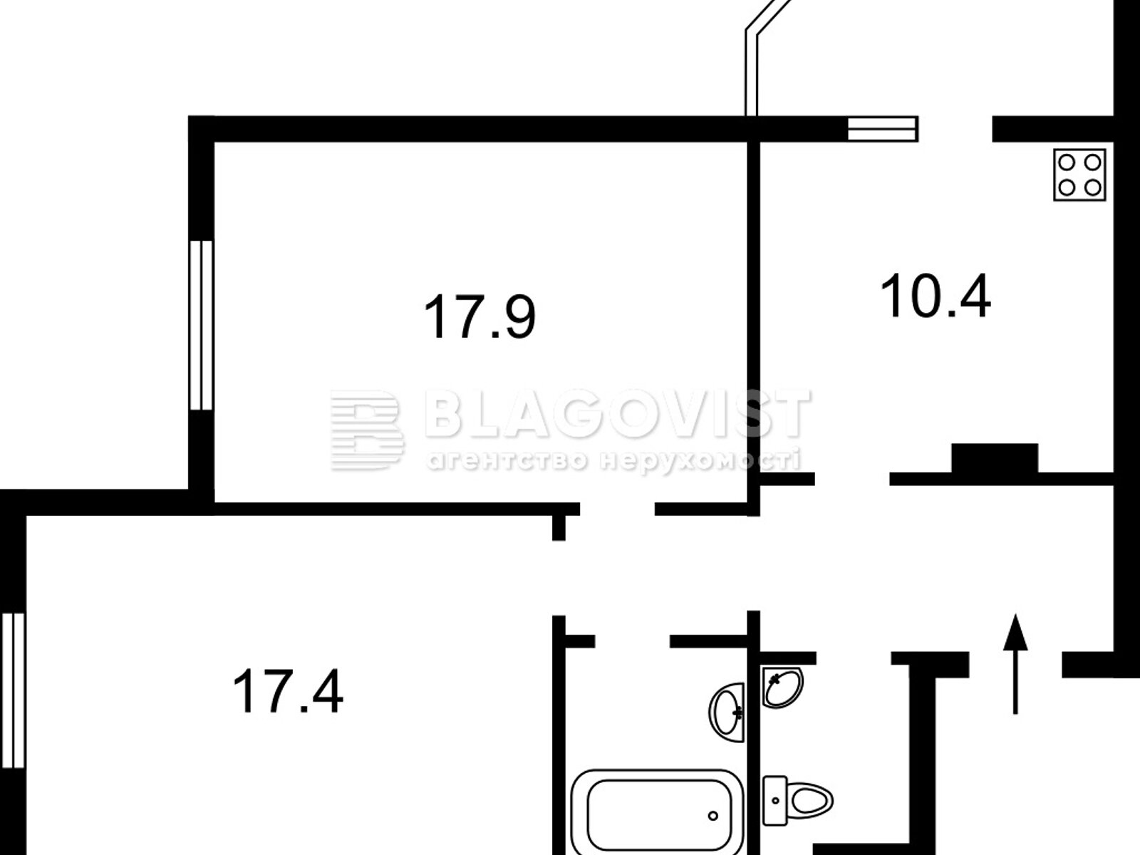 Продажа двухкомнатной квартиры в Киеве, на ул. Юлии Здановской 36В, район Голосеевский фото 1