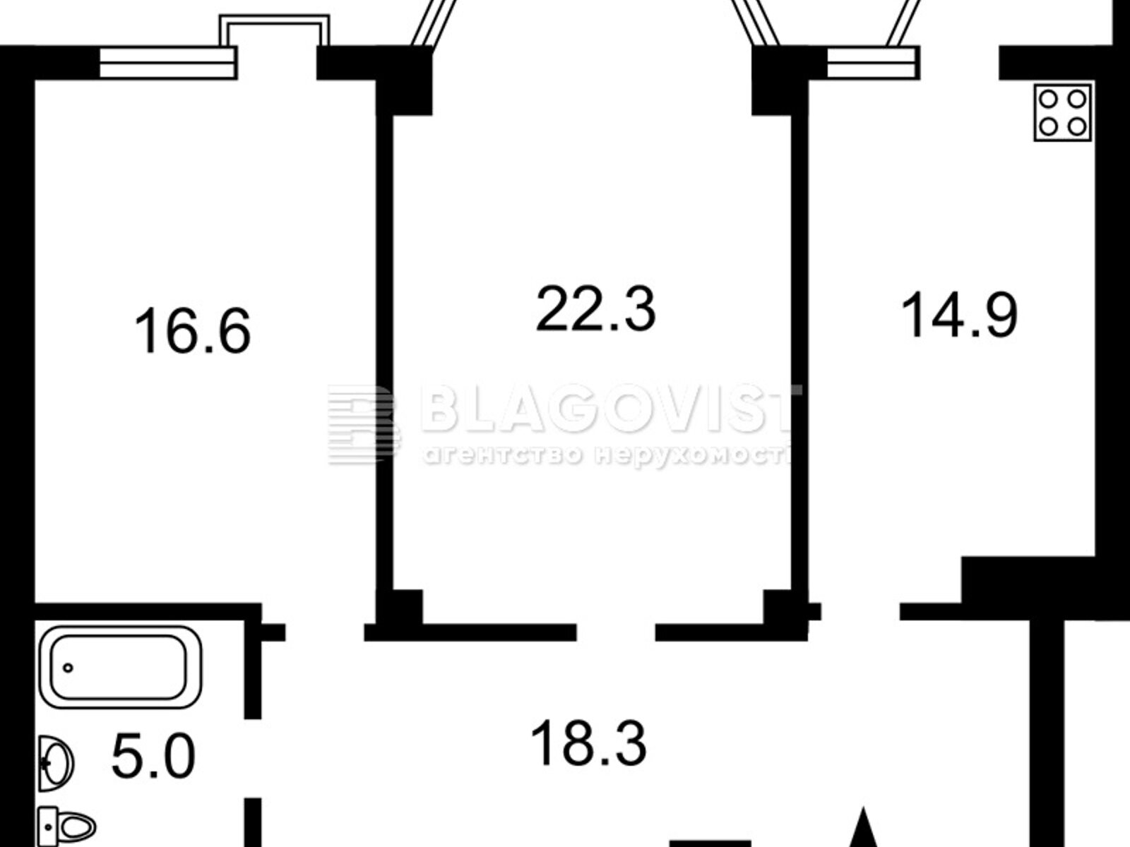 Продажа двухкомнатной квартиры в Киеве, на ул. Юлии Здановской 73А, район Голосеевский фото 1