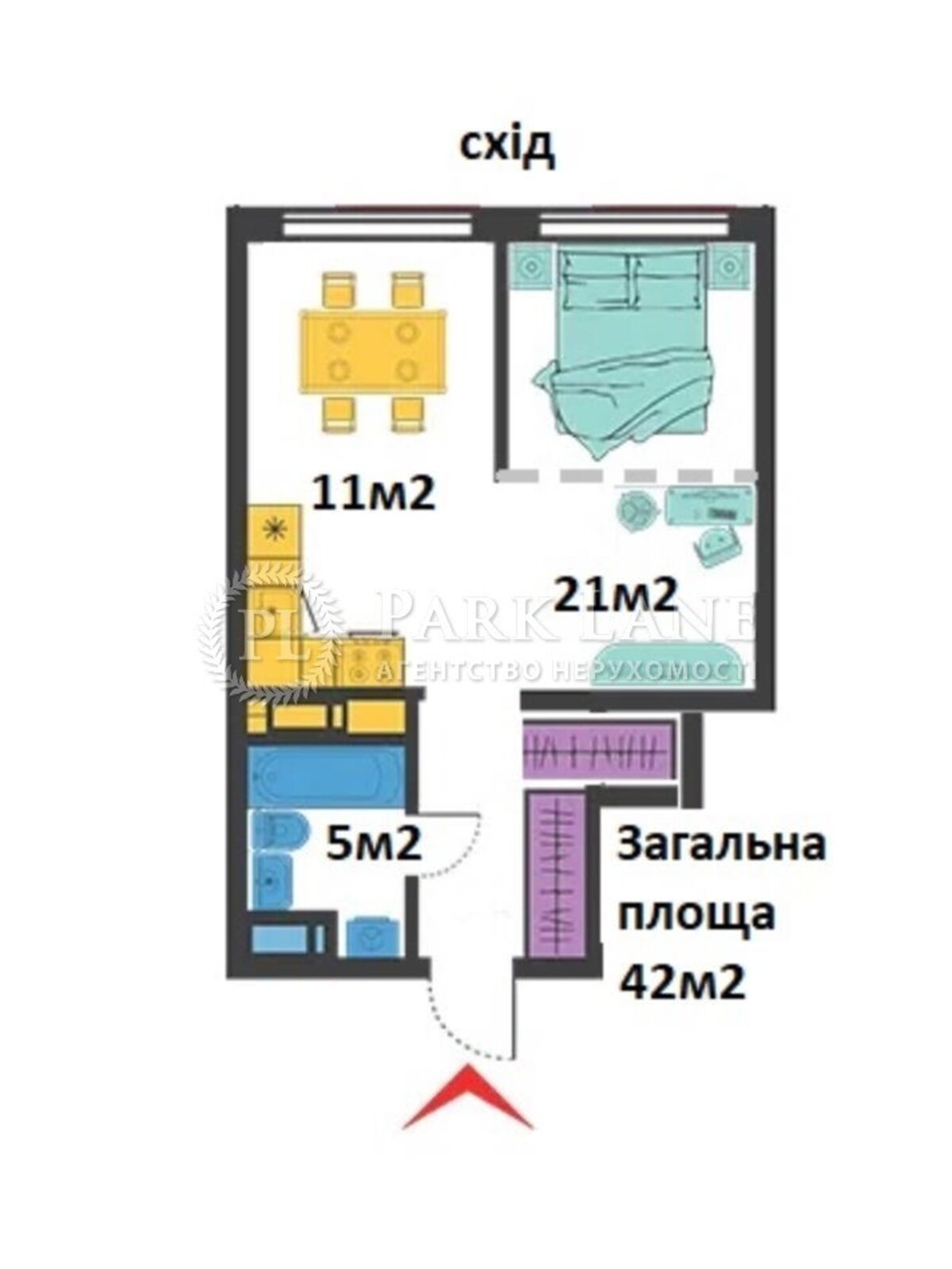 Продажа однокомнатной квартиры в Киеве, на ул. Юлии Здановской 34Б, район Голосеевский фото 1