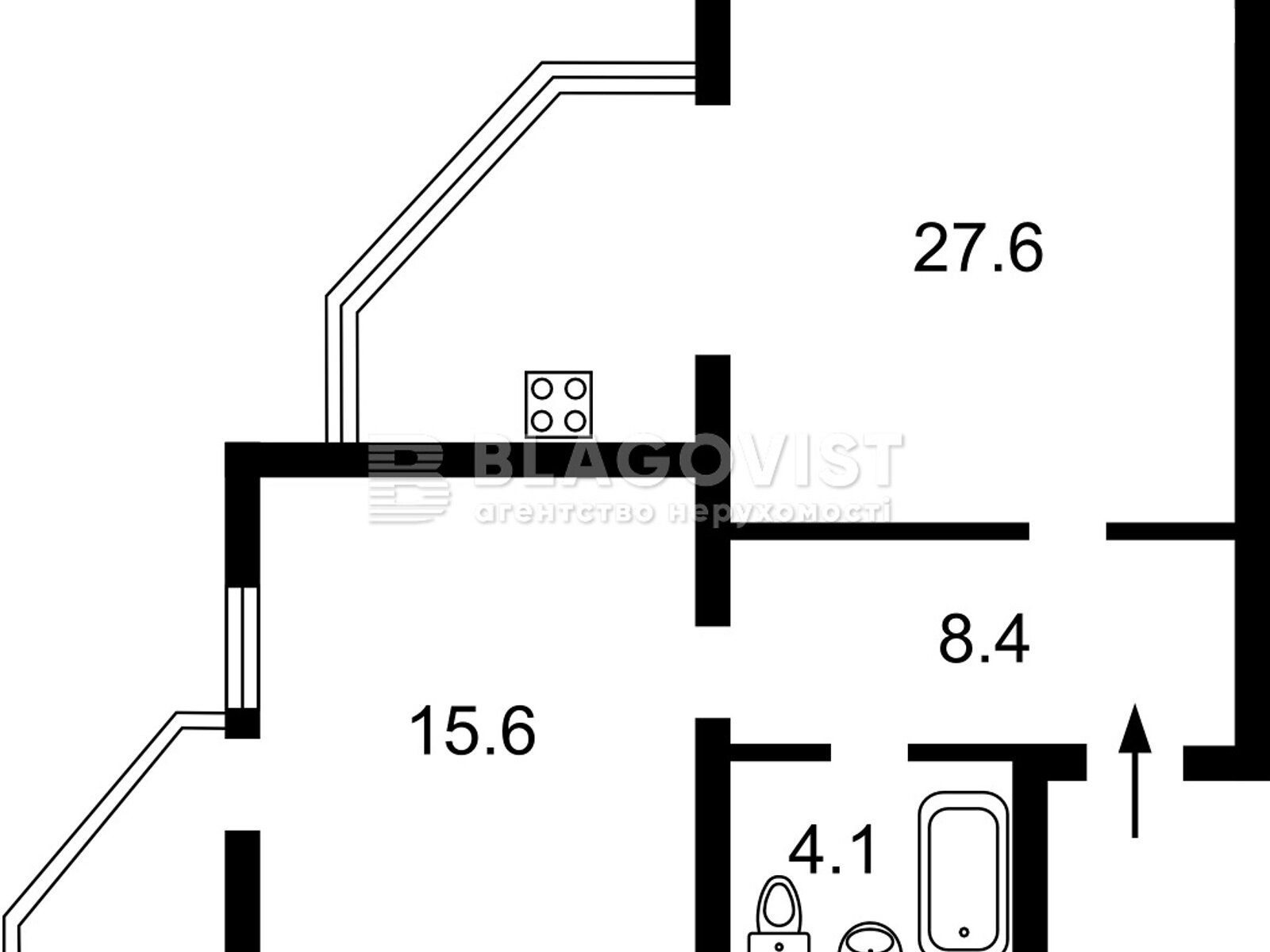 Продажа двухкомнатной квартиры в Киеве, на ул. Юлии Здановской 52/3, район Голосеевский фото 1