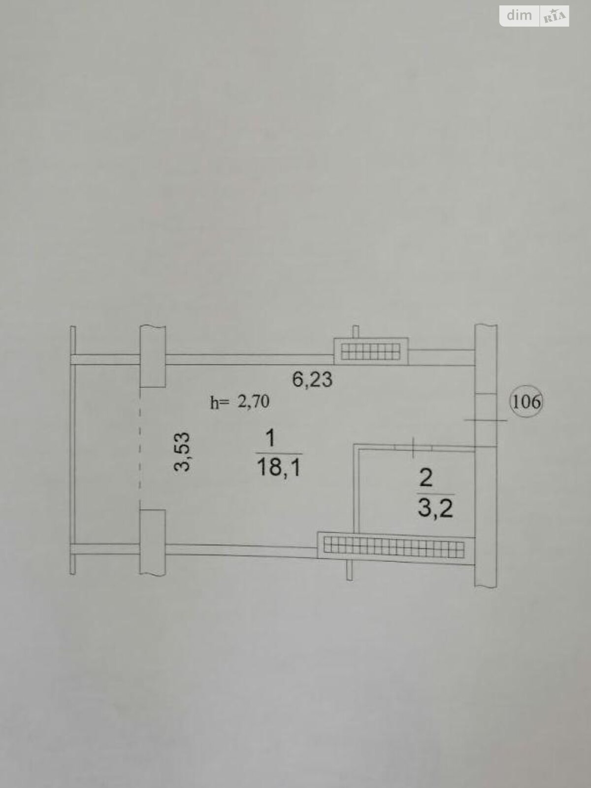 Продаж однокімнатної квартири в Києві, на вул. Кам'янська 123, район Харківський Масив фото 1