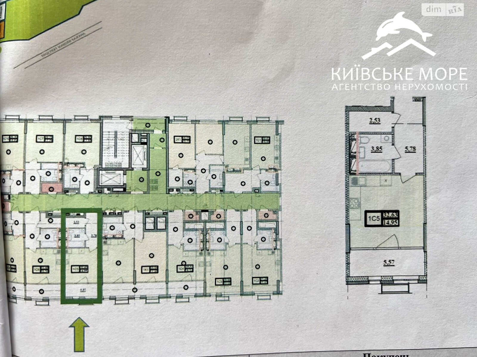Продаж однокімнатної квартири в Києві, на просп. Миколи Бажана 17, район Харківський Масив фото 1 Продаж однокімнатної квартири в Києві, на просп. Миколи Бажана 17, район Харківський Масив фото 1