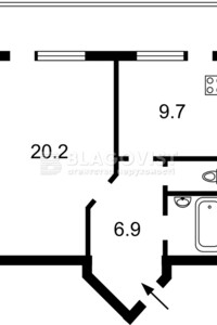 Продажа однокомнатной квартиры в Киеве, на ул. Вишняковская 5Б, район Харьковский Массив фото 2