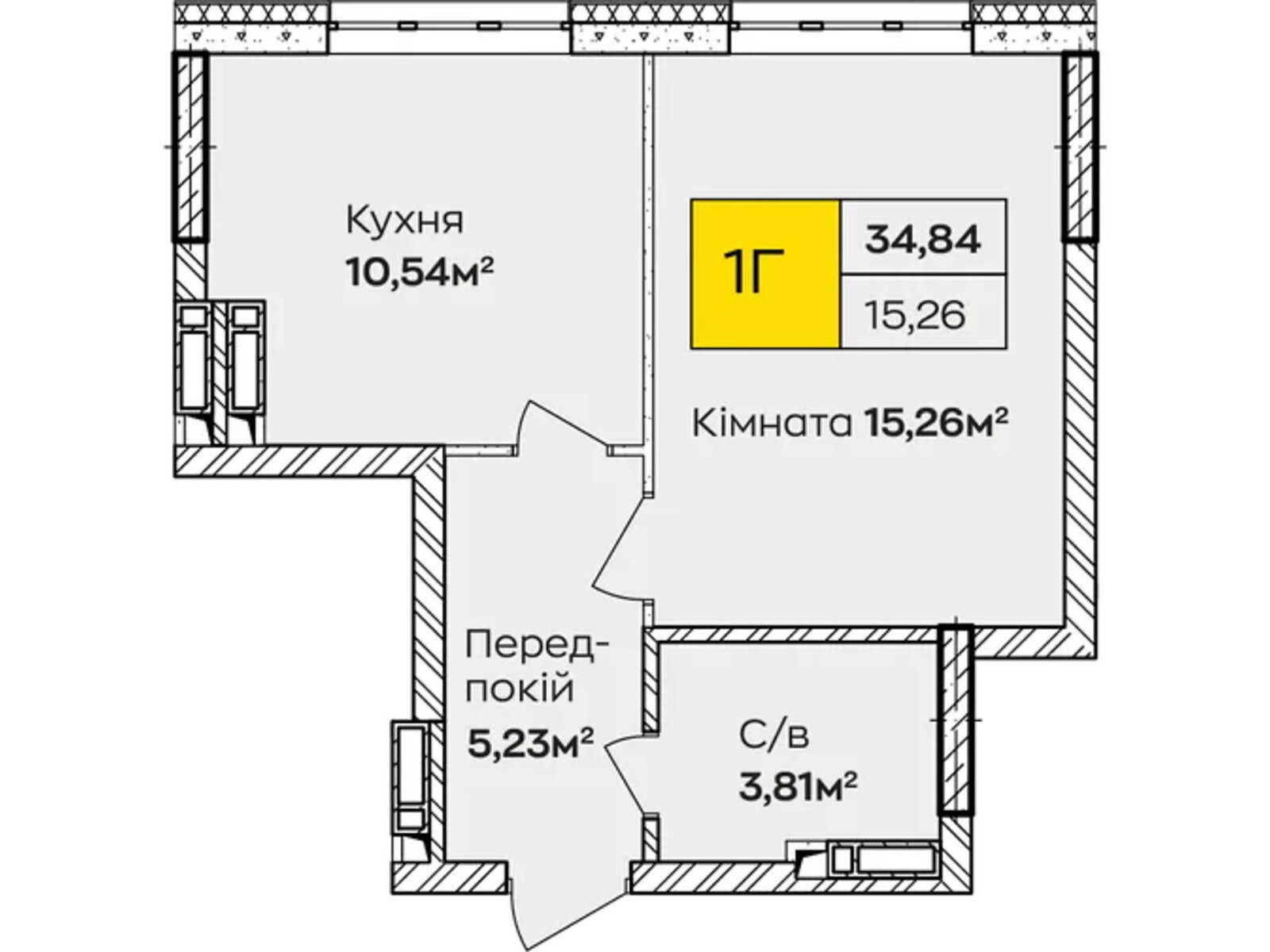 Продажа однокомнатной квартиры в Киеве, на ул. Ивана Кочерги 17А, фото 1