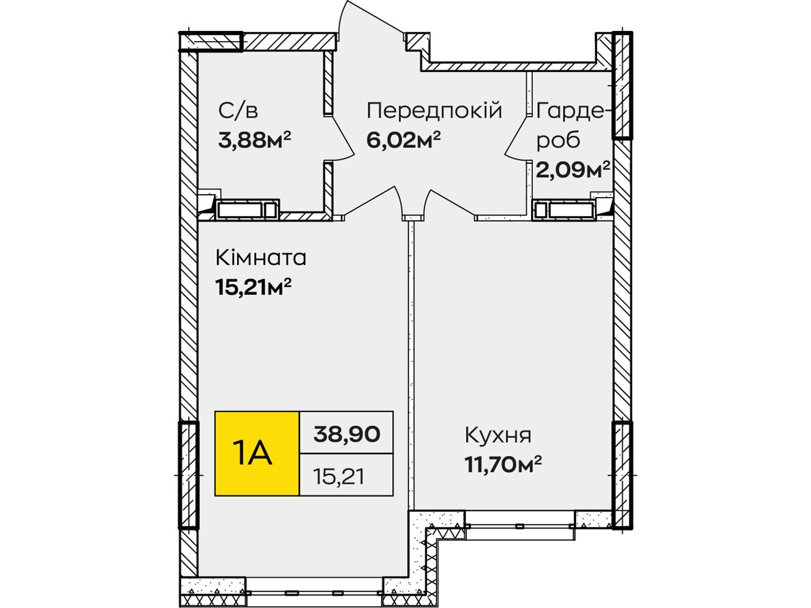 Продажа однокомнатной квартиры в Киеве, на ул. Ивана Кочерги 17А, фото 1