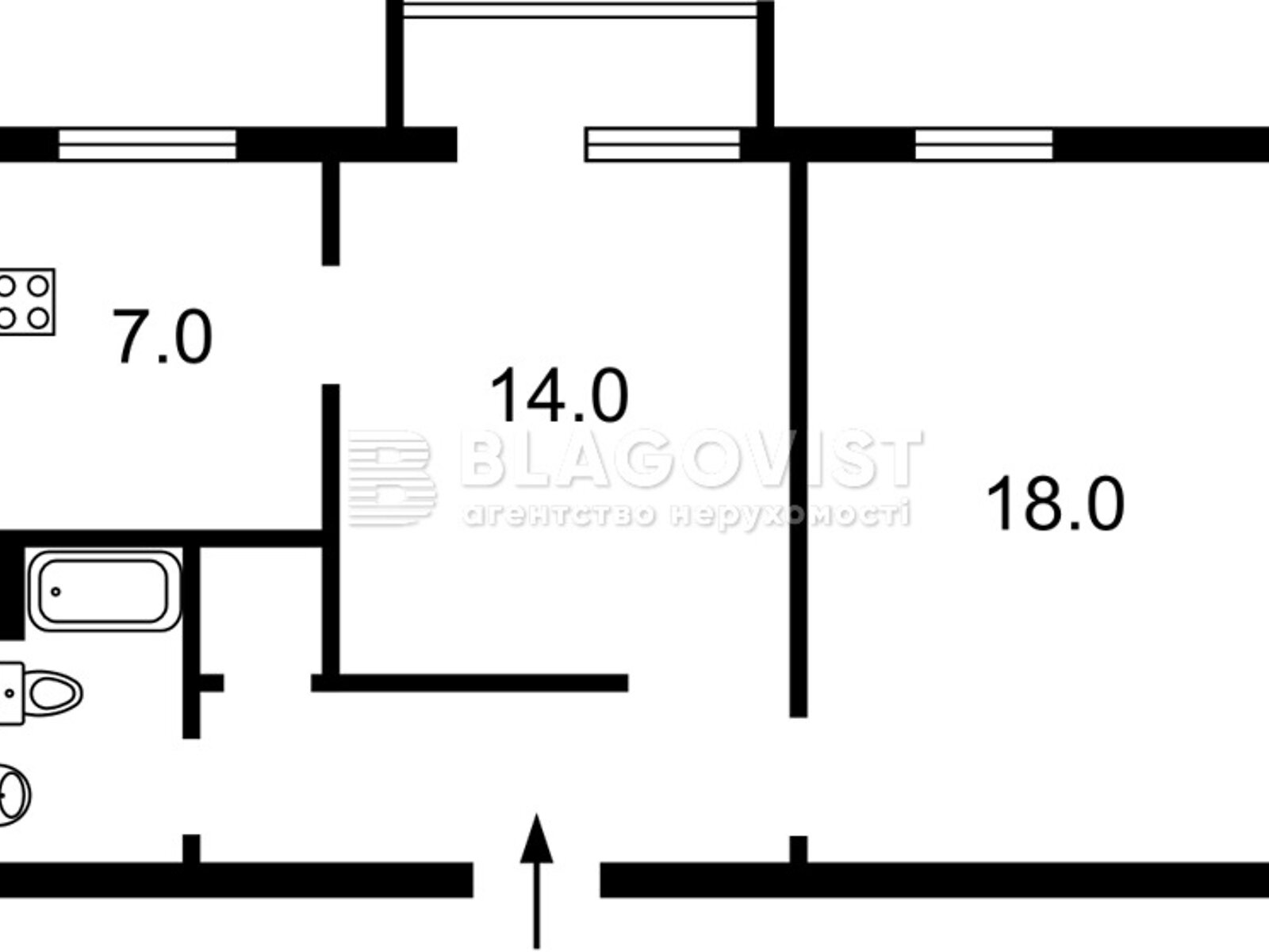 Продажа двухкомнатной квартиры в Киеве, на ул. Жилянская 54, фото 1