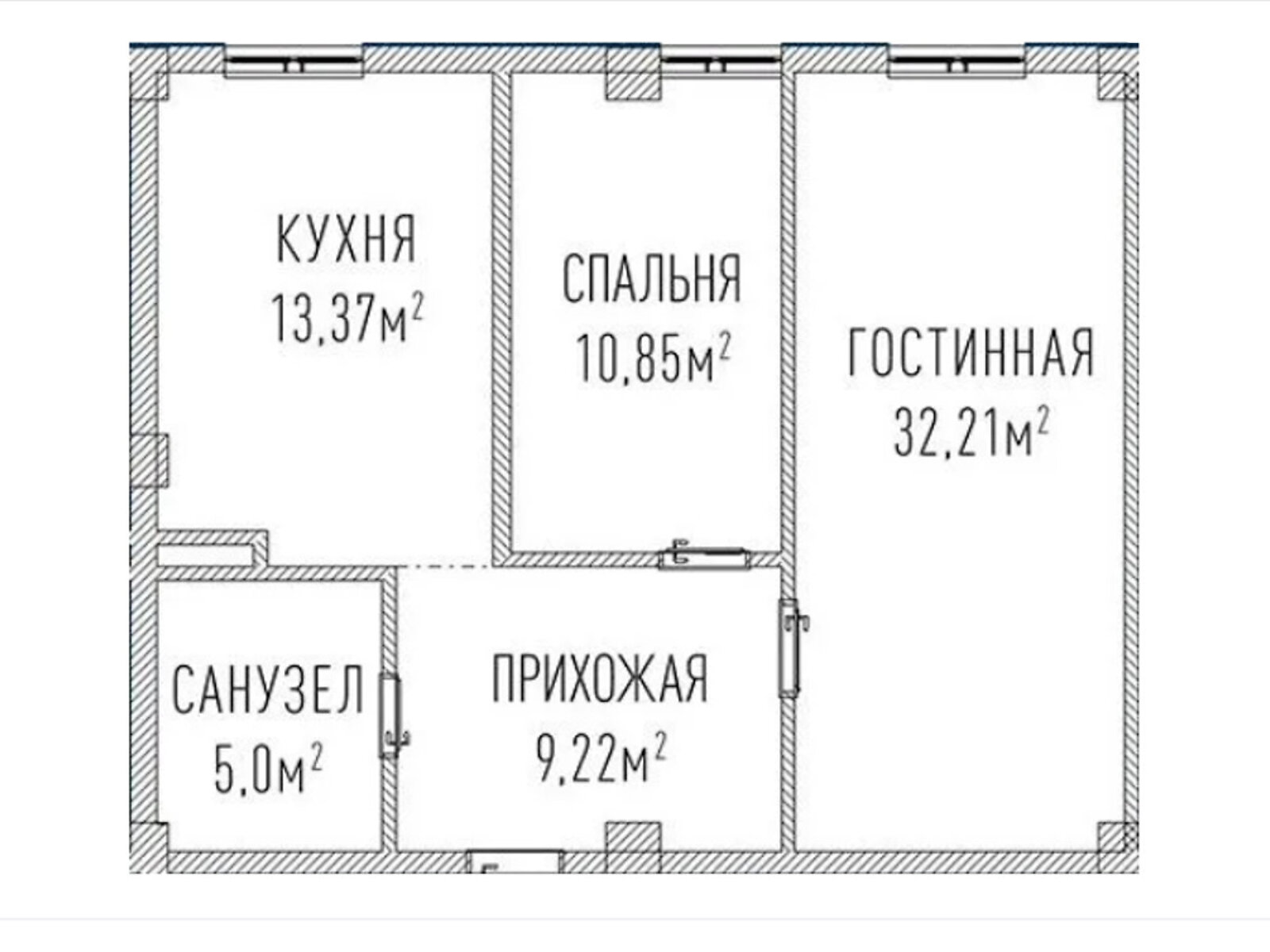 Продаж двокімнатної квартири в Києві, на вул. Дмитра Луценка 2Г, кв. 74, район Жуляни фото 1