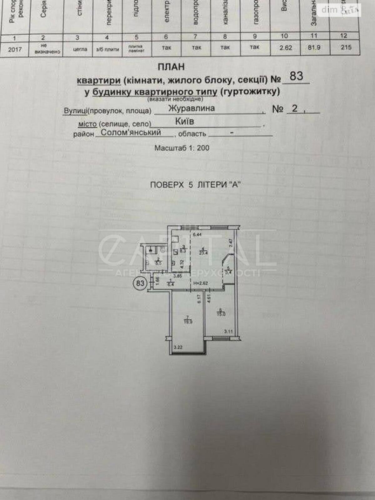 Продаж трикімнатної квартири в Києві, на вул. Журавлина 2, район Жуляни фото 1