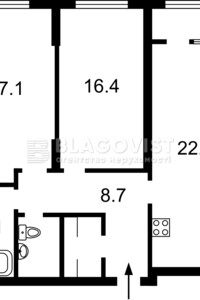 Продажа двухкомнатной квартиры в Киеве, на ул. Князя Романа Мстиславича 22А, фото 2