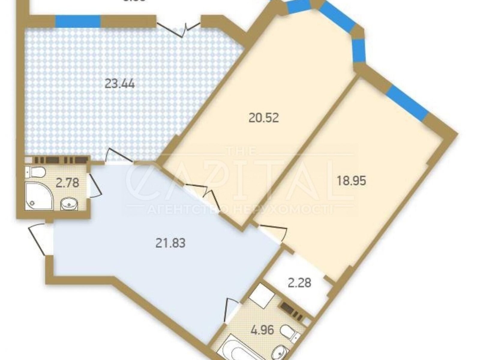 Продаж двокімнатної квартири в Києві, на вул. Кожум'яцька 7, фото 1 Продаж двокімнатної квартири в Києві, на вул. Кожум'яцька 7, фото 1