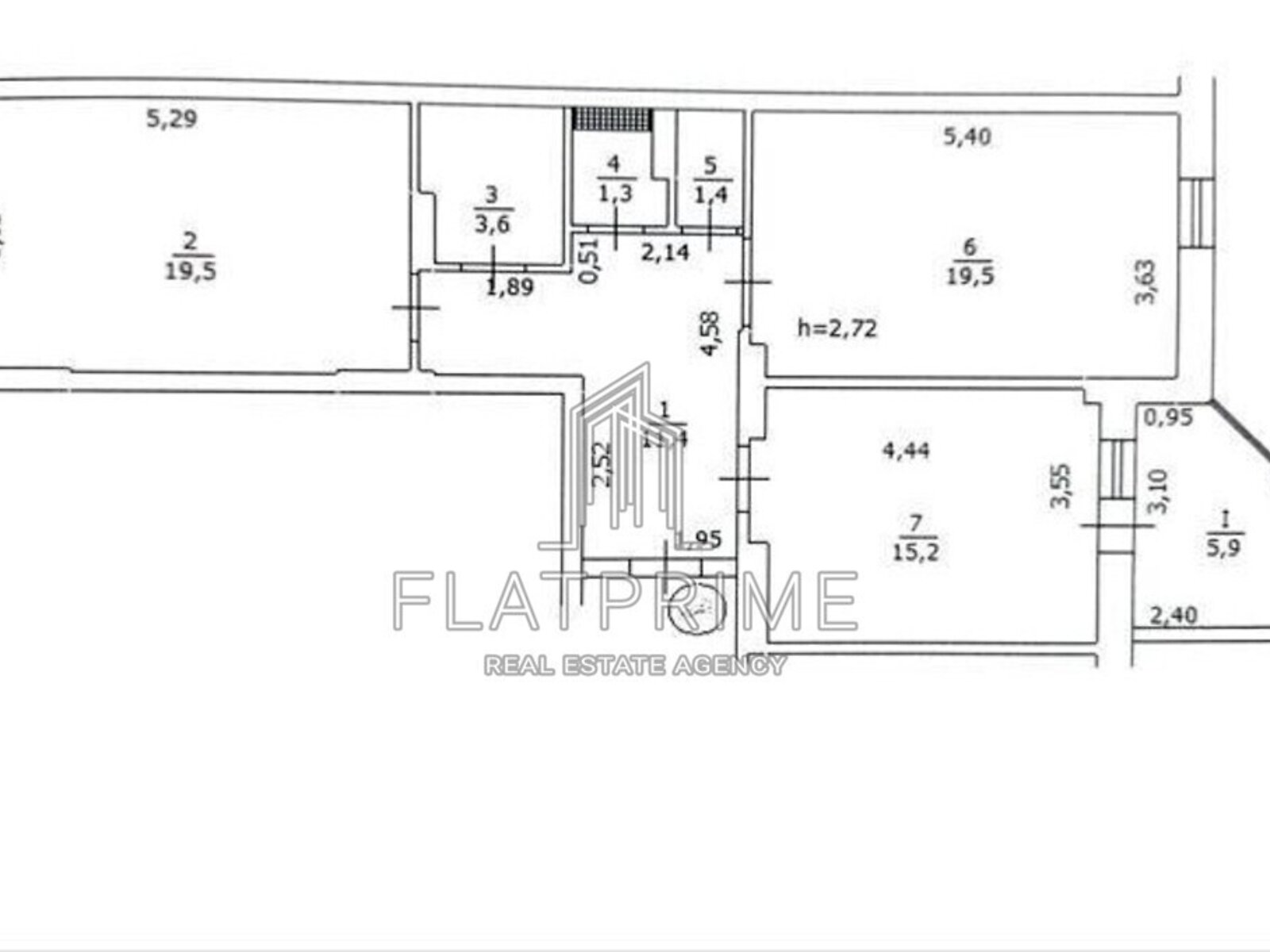 Продаж двокімнатної квартири в Києві, на пров. Коломийський 17/31А, фото 1