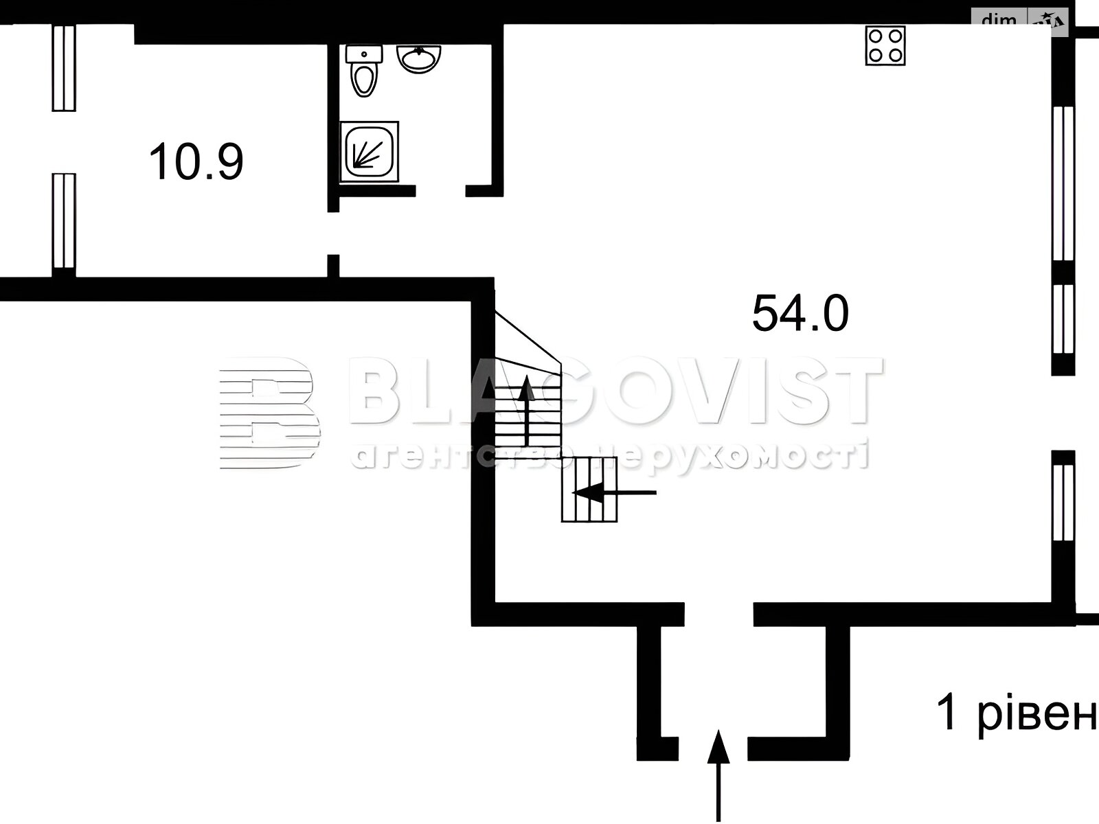 Продажа двухкомнатной квартиры в Киеве, на спуск Крутой 6/2, фото 1 Продажа двухкомнатной квартиры в Киеве, на спуск Крутой 6/2, фото 1