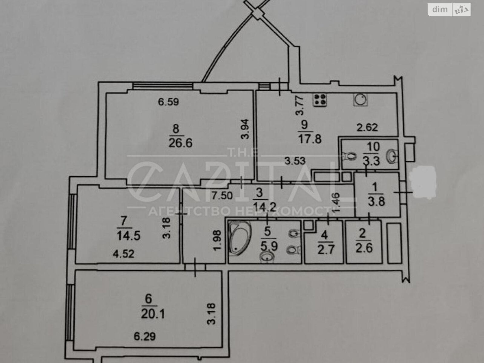 Продаж трикімнатної квартири в Києві, на вул. Глибочицька 32Б, район Кудрявець фото 1 Продаж трикімнатної квартири в Києві, на вул. Глибочицька 32Б, район Кудрявець фото 1