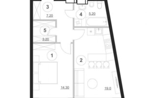 Продаж однокімнатної квартири в Києві, на вул. Миколи Пимоненка 19, район Кудрявець фото 2
