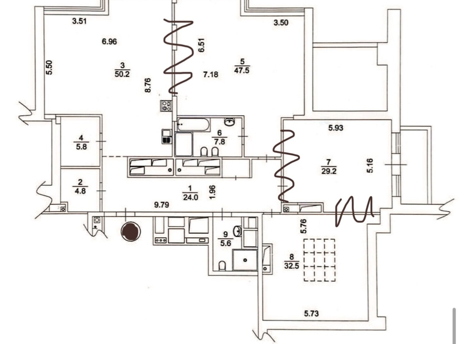 Продажа трехкомнатной квартиры в Киеве, на ул. Сечевых Стрельцов 44А, район Кудрявец фото 1