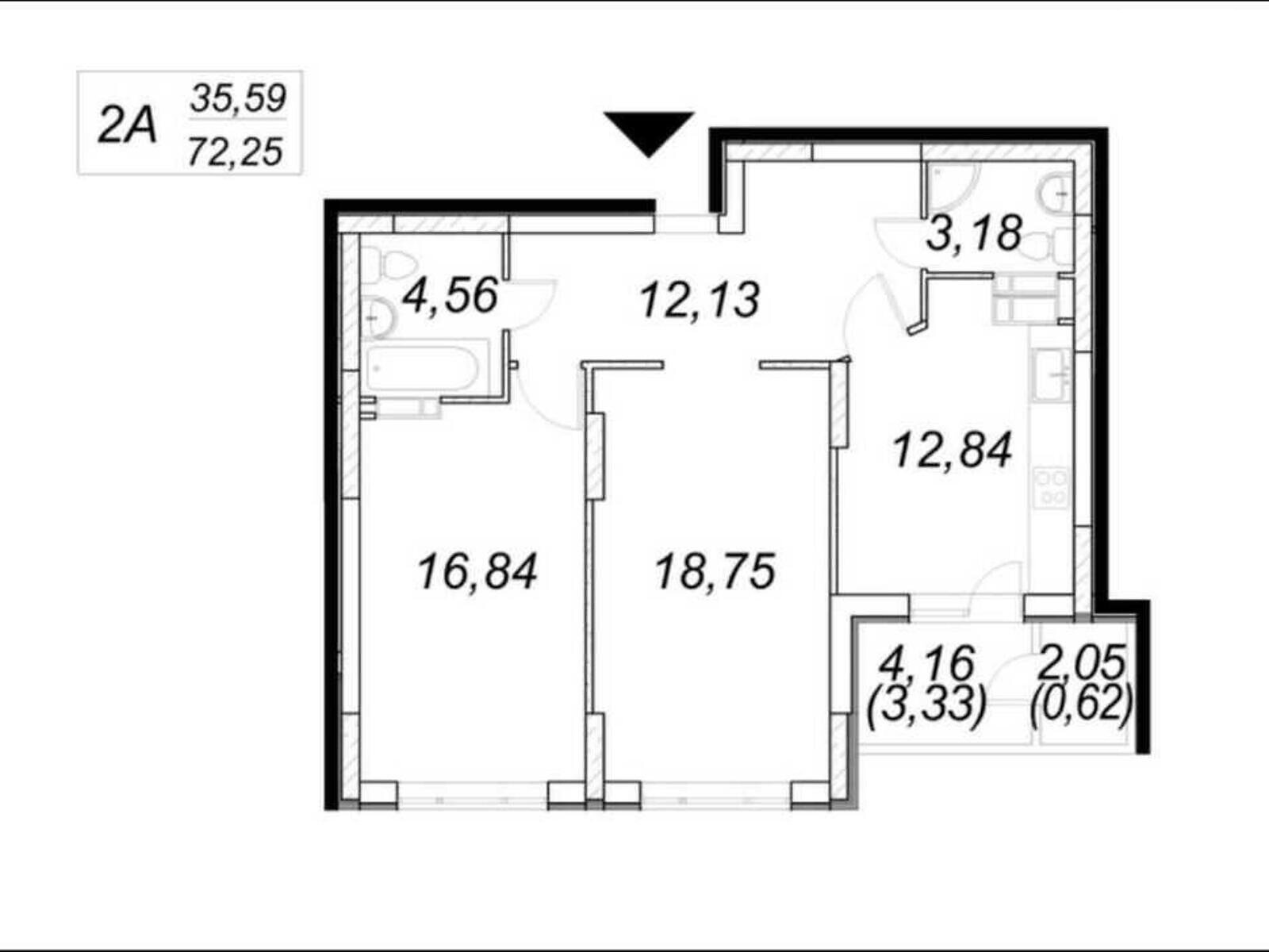 Продажа двухкомнатной квартиры в Киеве, на пер. Балтийский 3, район Куреневка фото 1