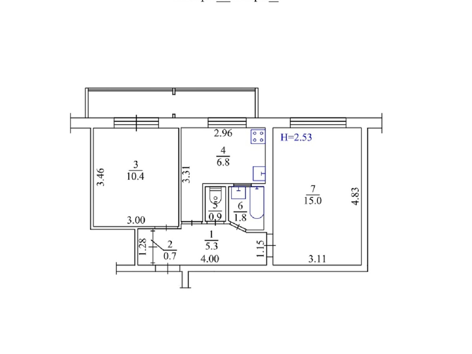 Продажа двухкомнатной квартиры в Киеве, на просп. Лесной 33, район Лесной Массив фото 1