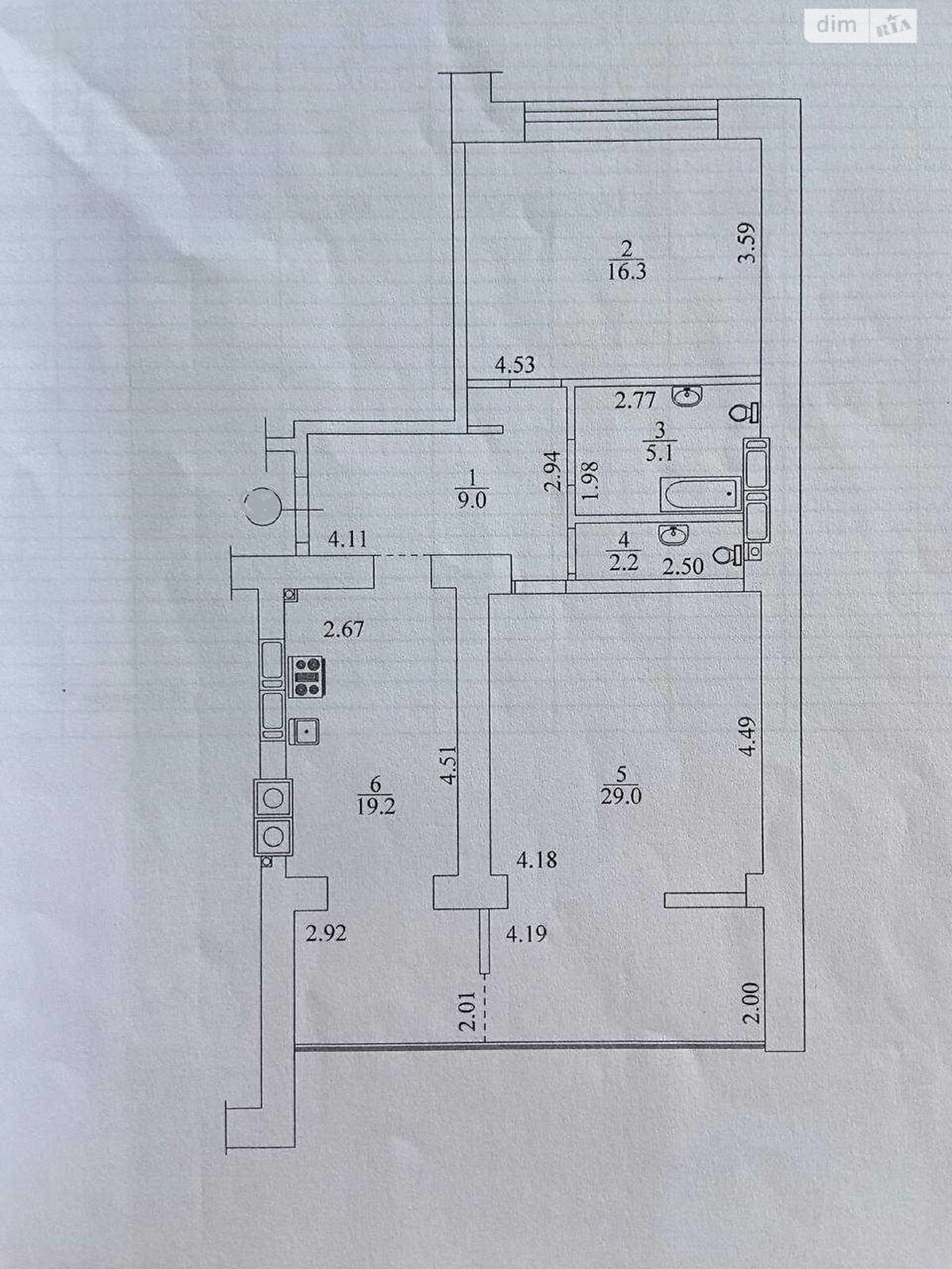 Продаж двокімнатної квартири в Києві, на вул. Радистів 34Н, район Лісовий Масив фото 1