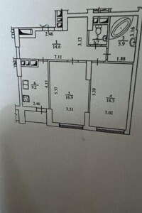 Продаж двокімнатної квартири в Києві, на вул. Ованеса Туманяна 3, район Лівобережний Масив фото 2