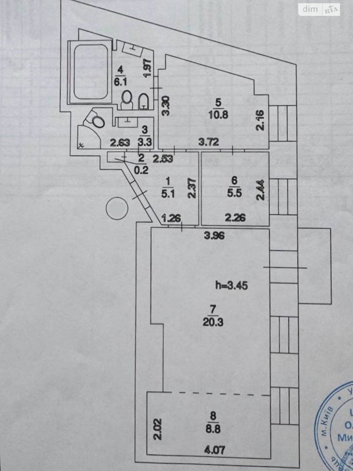 Продажа двухкомнатной квартиры в Киеве, на ул. Архитектора Городецкого 10, район Липки фото 1