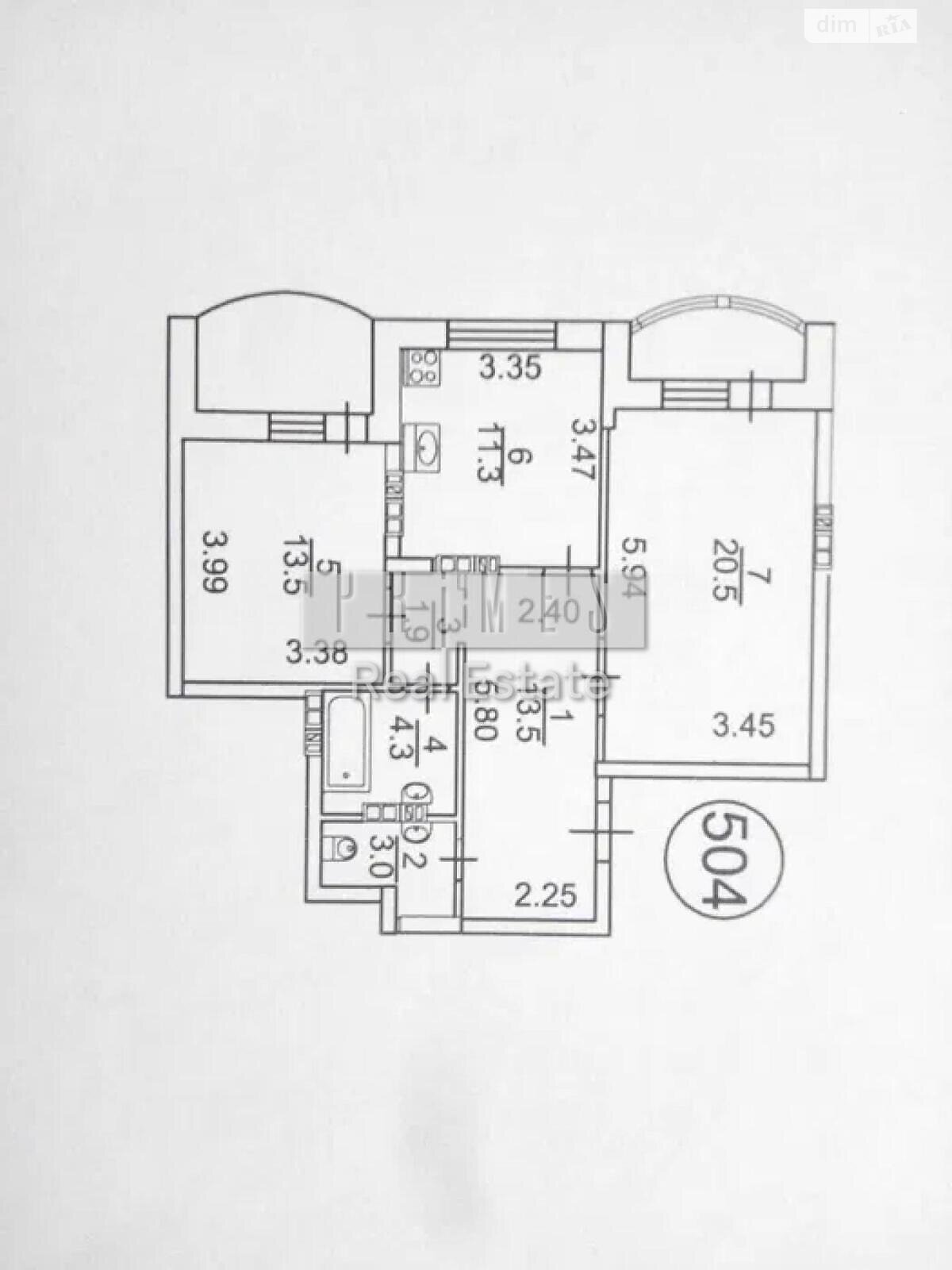 Продажа двухкомнатной квартиры в Киеве, на ул. Петра Калнышевского 7, район Минский Массив фото 1