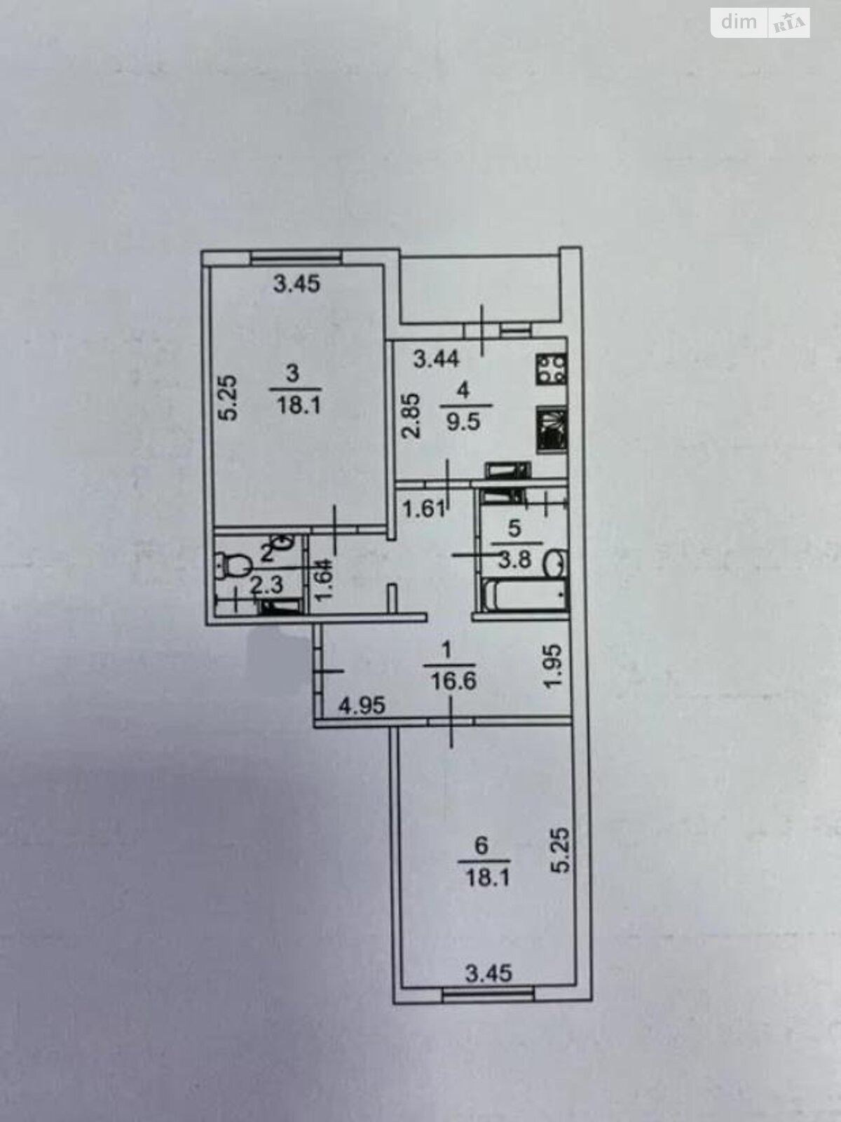 Продаж двокімнатної квартири в Києві, на пров. Моторний 11А, район Мишоловка фото 1