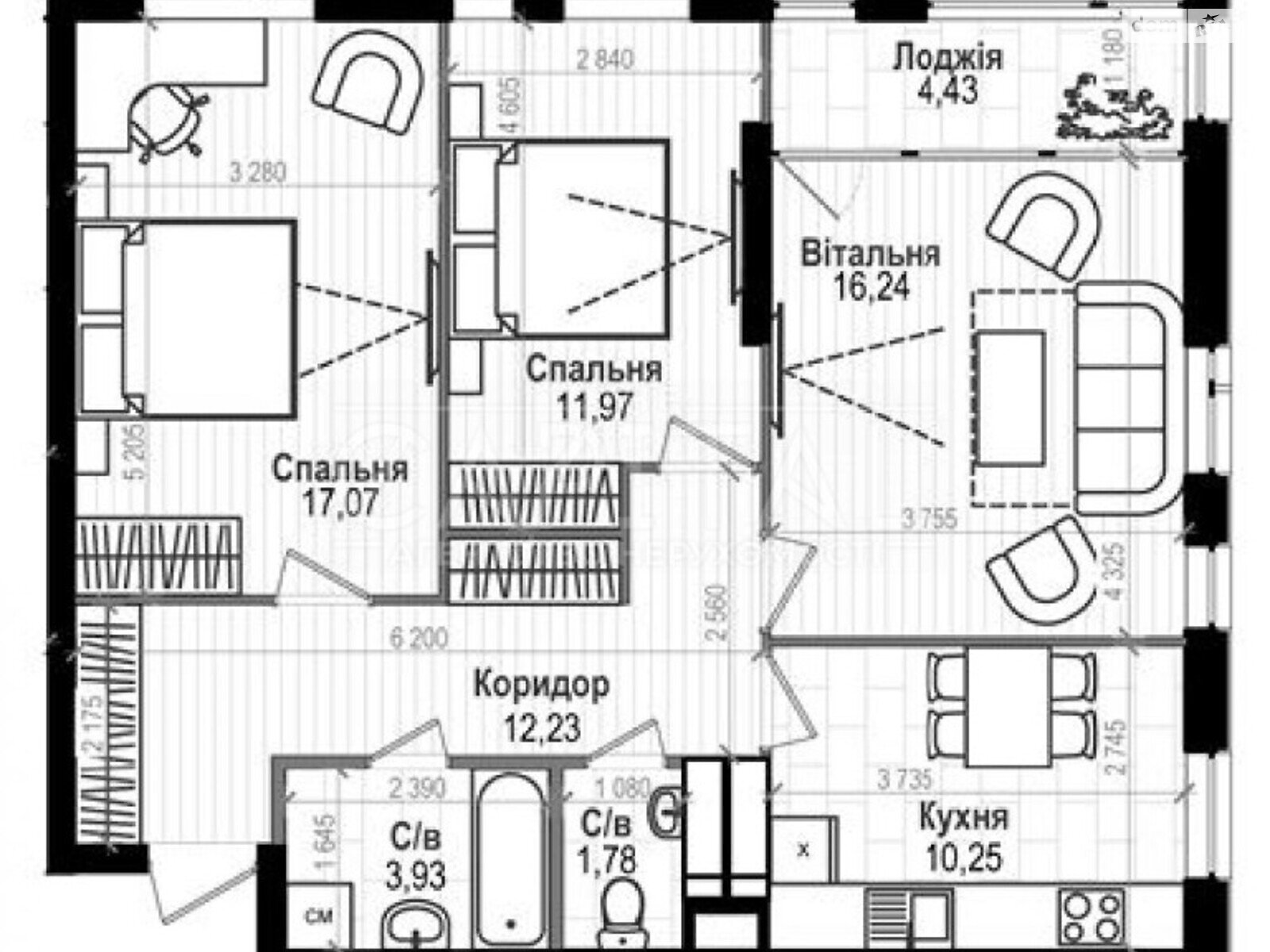 Продажа трехкомнатной квартиры в Киеве, на просп. Науки 58, район Проспект Науки фото 1