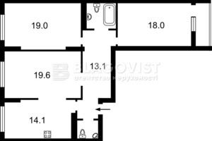 Продажа трехкомнатной квартиры в Киеве, на ул. Нижнеключевая 14, фото 2