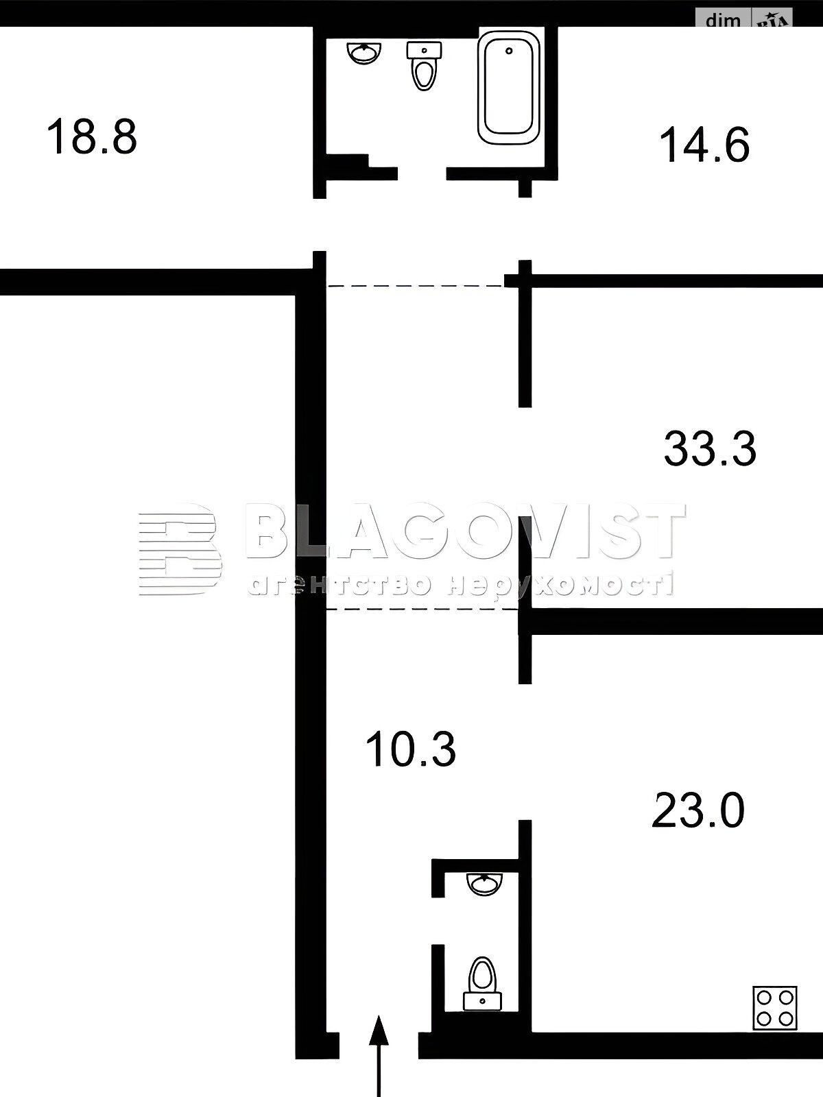 Продажа трехкомнатной квартиры в Киеве, на ул. Николая Амосова 4, фото 1