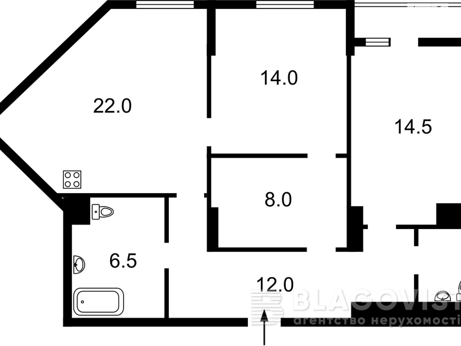 Продажа трехкомнатной квартиры в Киеве, на ул. Никольско-Слободская 8, район Никольская Слободка фото 1