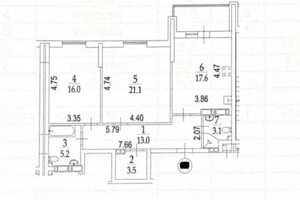 Продажа двухкомнатной квартиры в Киеве, на ул. Никольско-Слободская 10, район Никольская Слободка фото 2