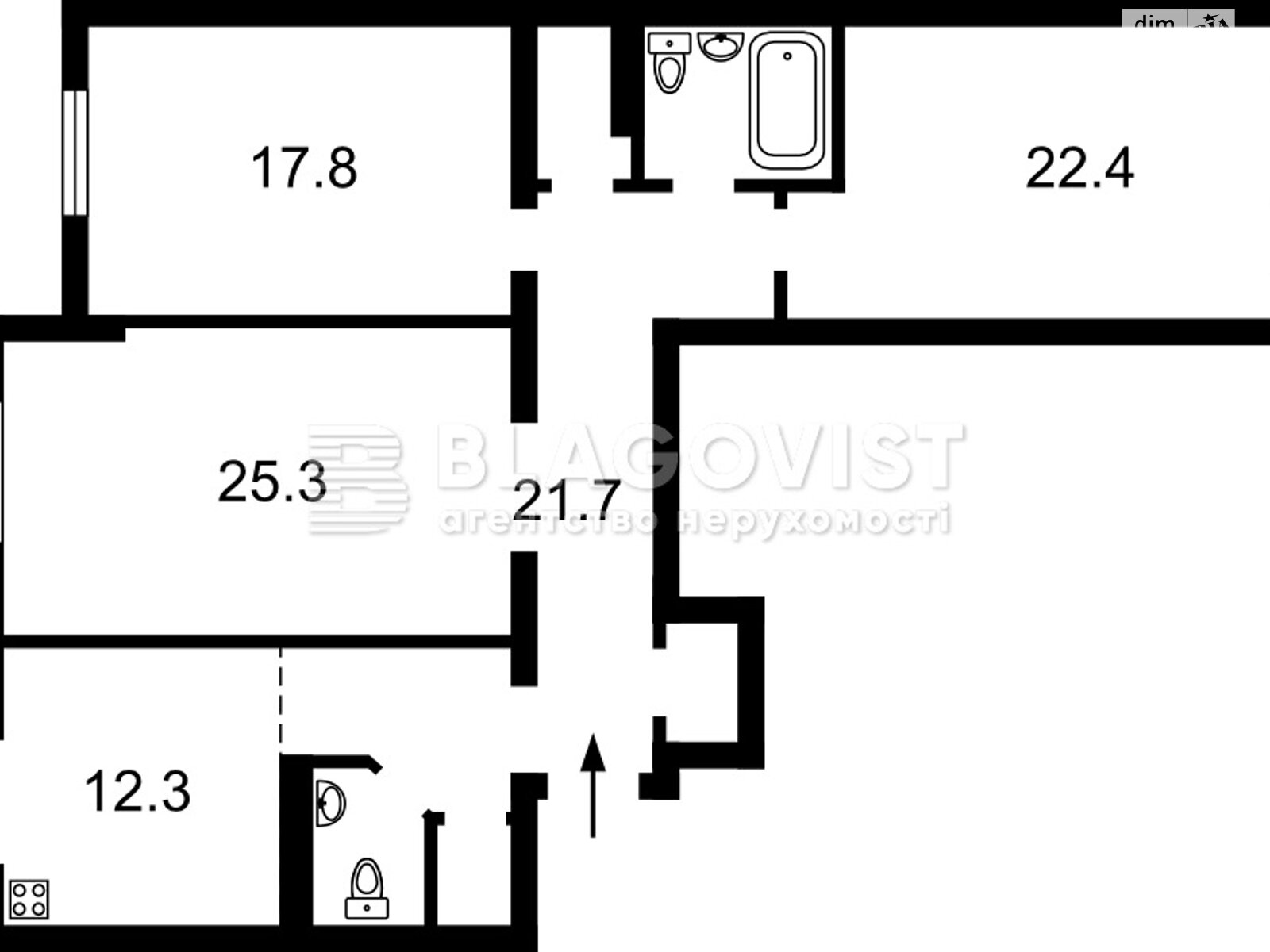 Продажа трехкомнатной квартиры в Киеве, на ул. Бориспольская 26З, район Новая Дарница фото 1