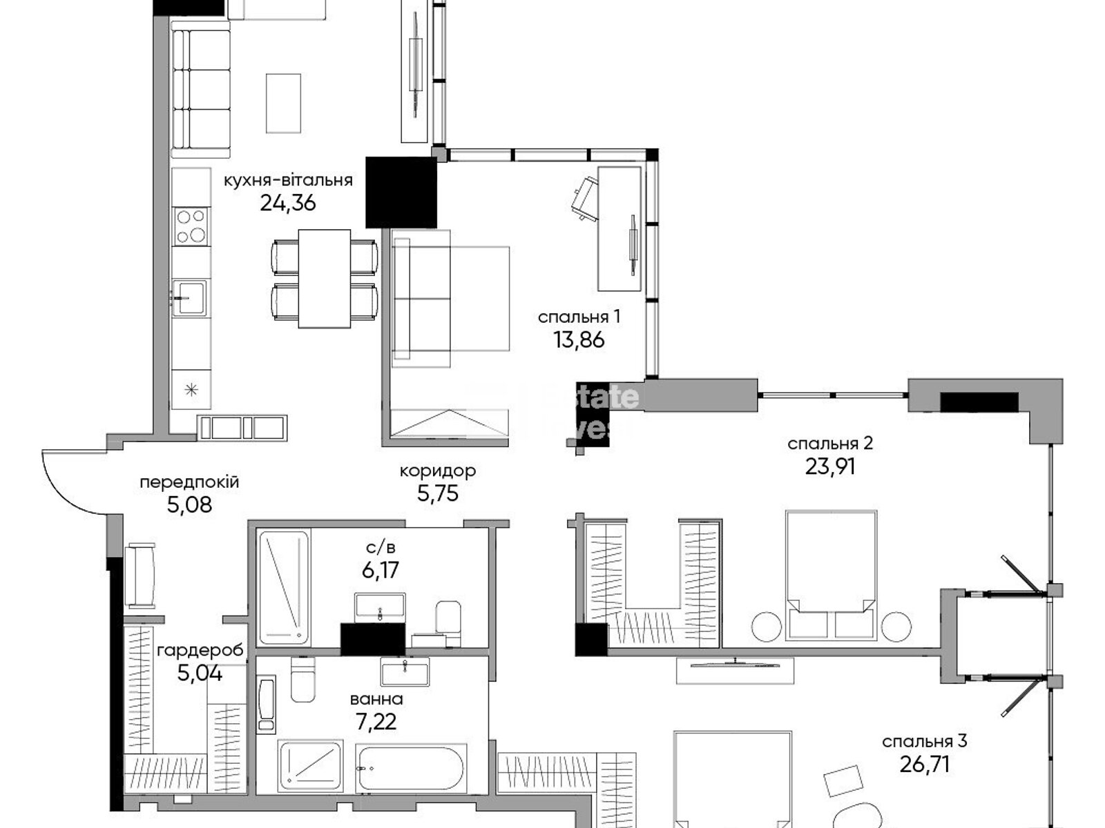 Продажа трехкомнатной квартиры в Киеве, на ул. Антоновича 136-138, район Новое строение фото 1 Продажа трехкомнатной квартиры в Киеве, на ул. Антоновича 136-138, район Новое строение фото 1