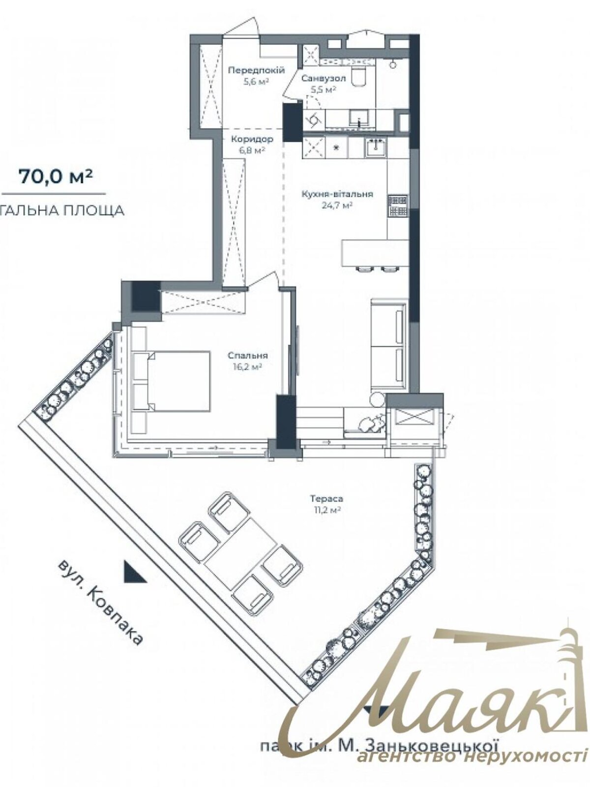 Продажа однокомнатной квартиры в Киеве, на ул. Антоновича 136, район Голосеевский фото 1