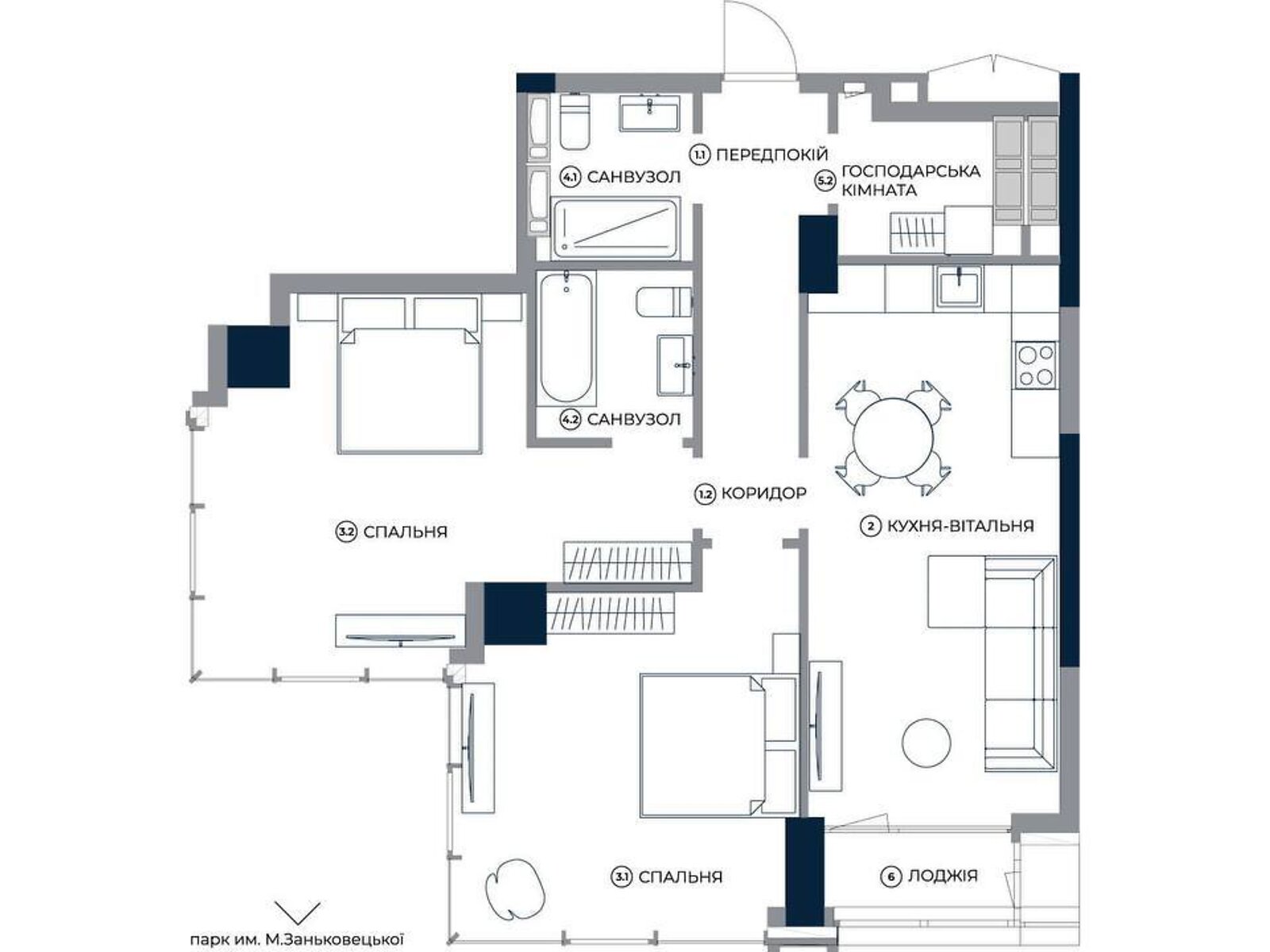 Продажа двухкомнатной квартиры в Киеве, на ул. Антоновича 136-138, кв. 29, район Новое строение фото 1