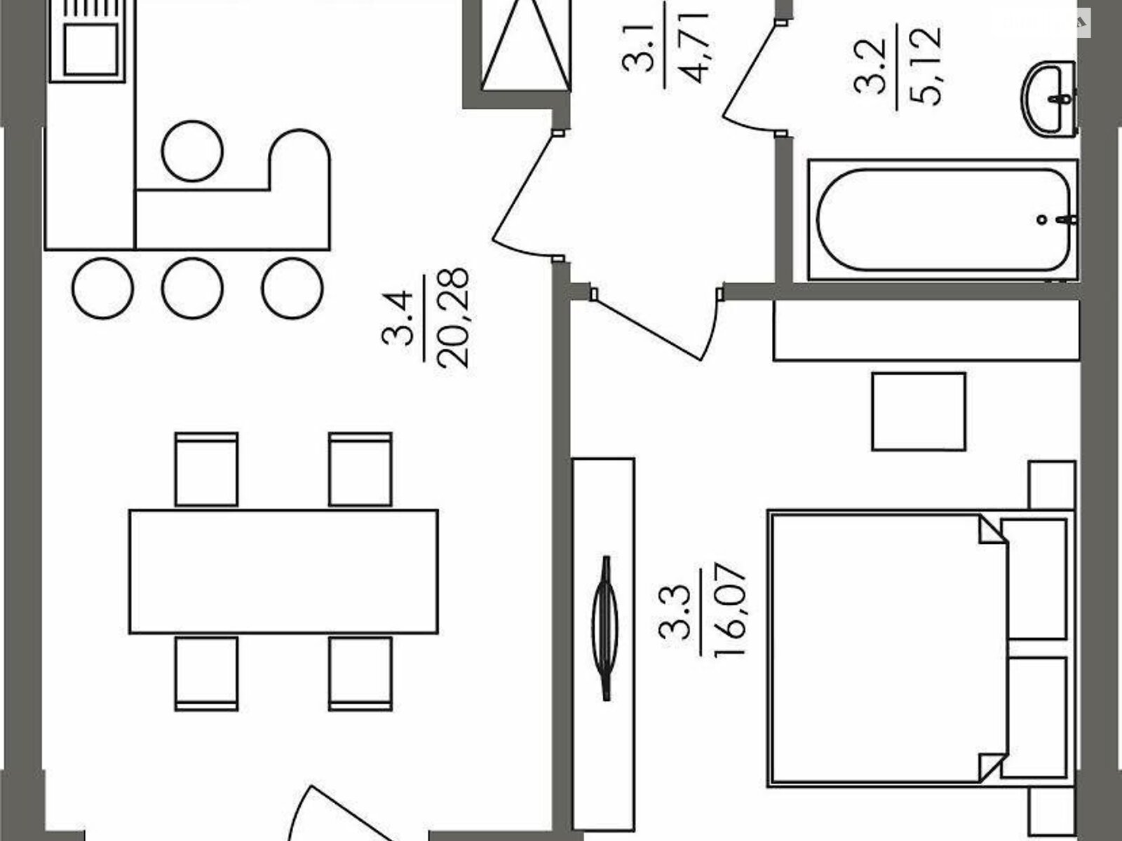 Продажа однокомнатной квартиры в Киеве, на пер. Новопечерский 5, фото 1