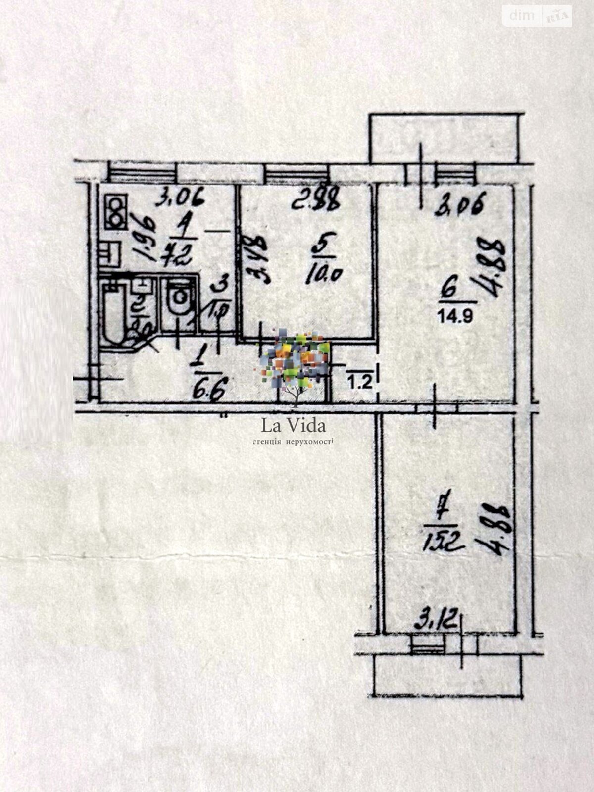 Продаж трикімнатної квартири в Києві, на вул. Олександра Архипенка 1/12, район undefined фото 1