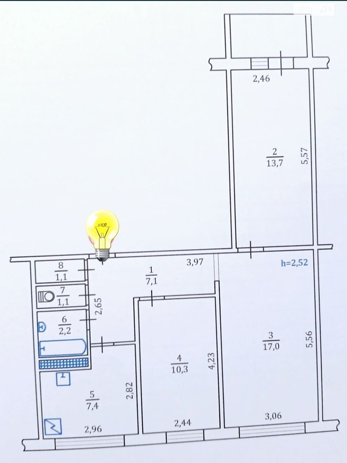 Продаж трикімнатної квартири в Києві, на просп. Оболонський 37В, район Оболонь фото 1 Продаж трикімнатної квартири в Києві, на просп. Оболонський 37В, район Оболонь фото 1