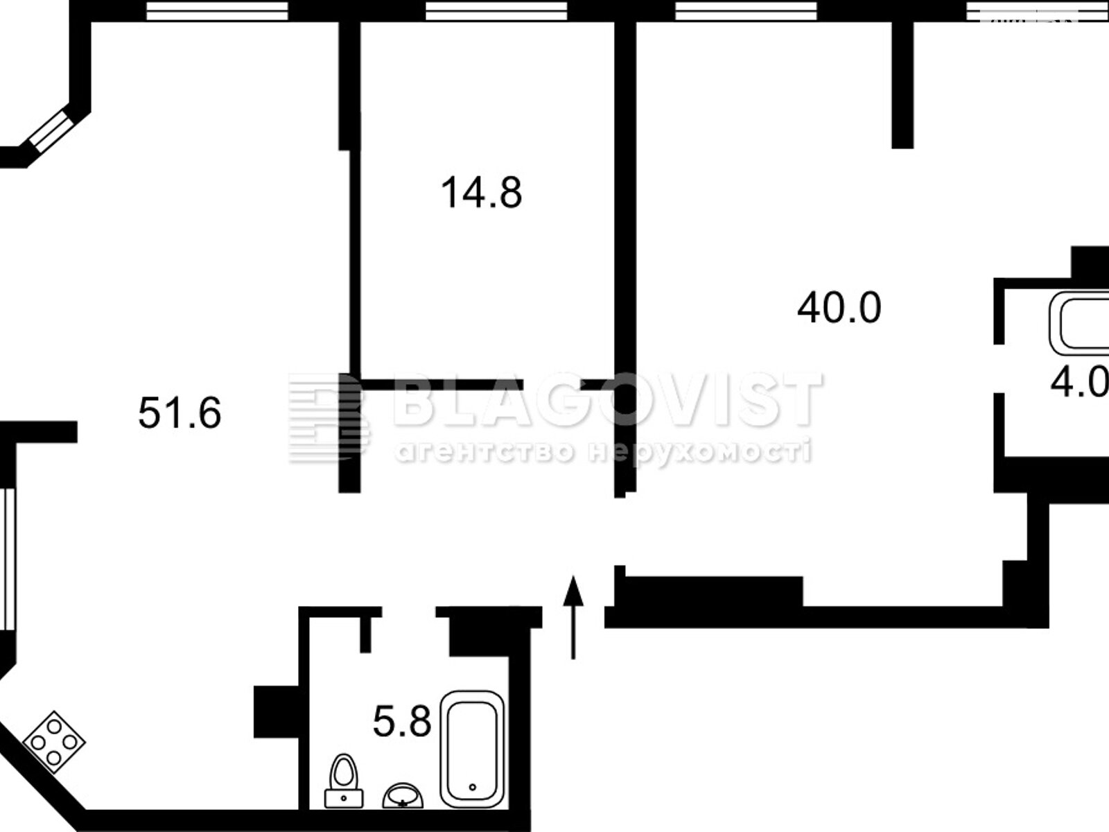 Продажа трехкомнатной квартиры в Киеве, на просп. Владимира Ивасюка 8А, кв. 121, район Оболонь фото 1