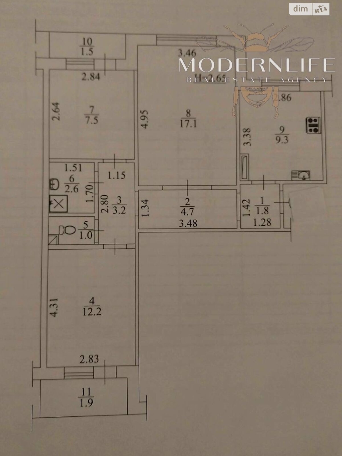 Продажа трехкомнатной квартиры в Киеве, на ул. Зои Гайдай 2, район Оболонь фото 1