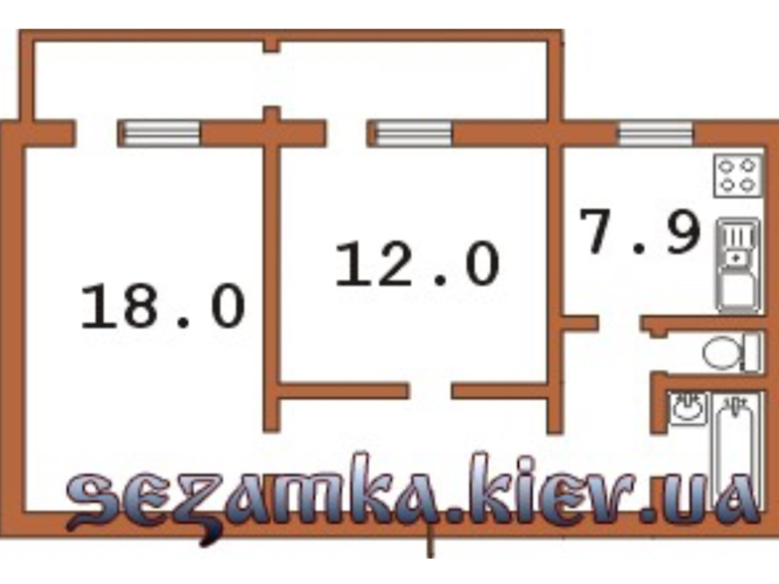Продажа двухкомнатной квартиры в Киеве, на ул. Зои Гайдай 9/8, район Оболонь фото 1 Продажа двухкомнатной квартиры в Киеве, на ул. Зои Гайдай 9/8, район Оболонь фото 1