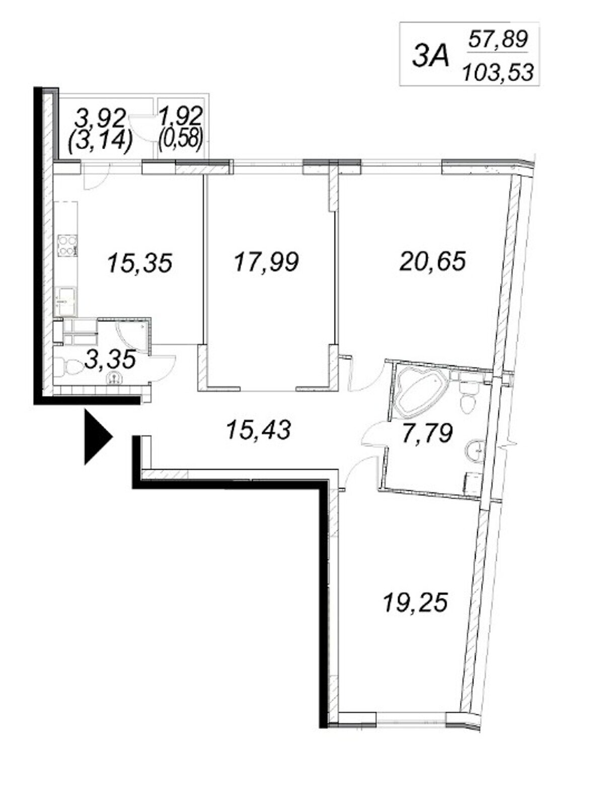 Продажа трехкомнатной квартиры в Киеве, на пер. Балтийский 3f, район Оболонский фото 1