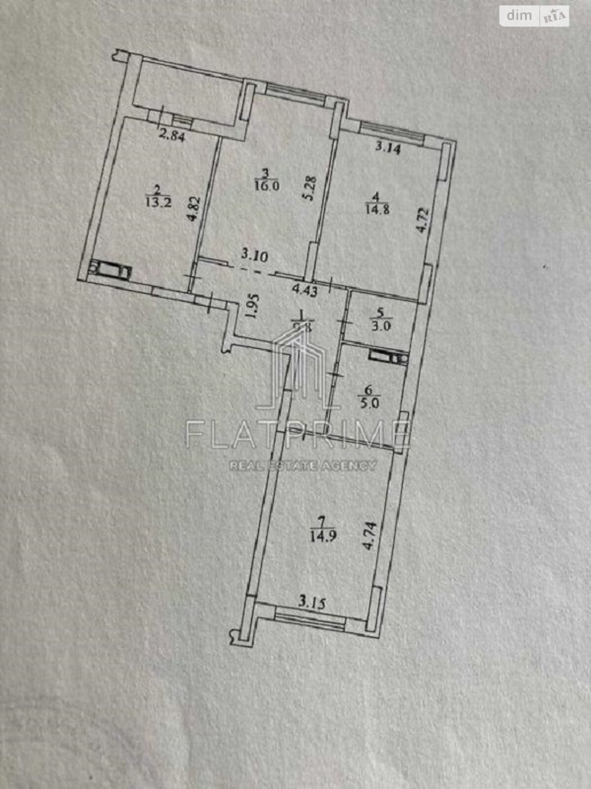 Продажа трехкомнатной квартиры в Киеве, на пер. Балтийский 3А, район Оболонский фото 1