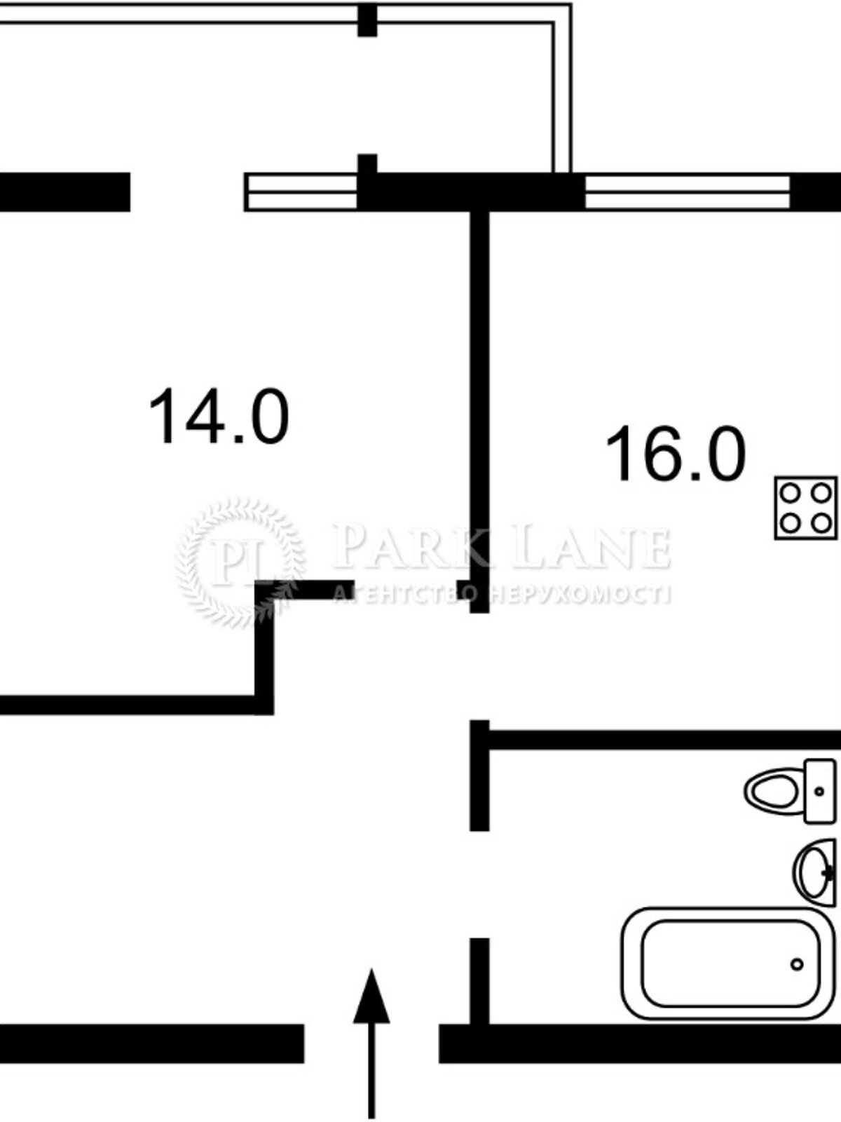 Продажа однокомнатной квартиры в Киеве, на пер. Балтийский 3А, район Оболонский фото 1