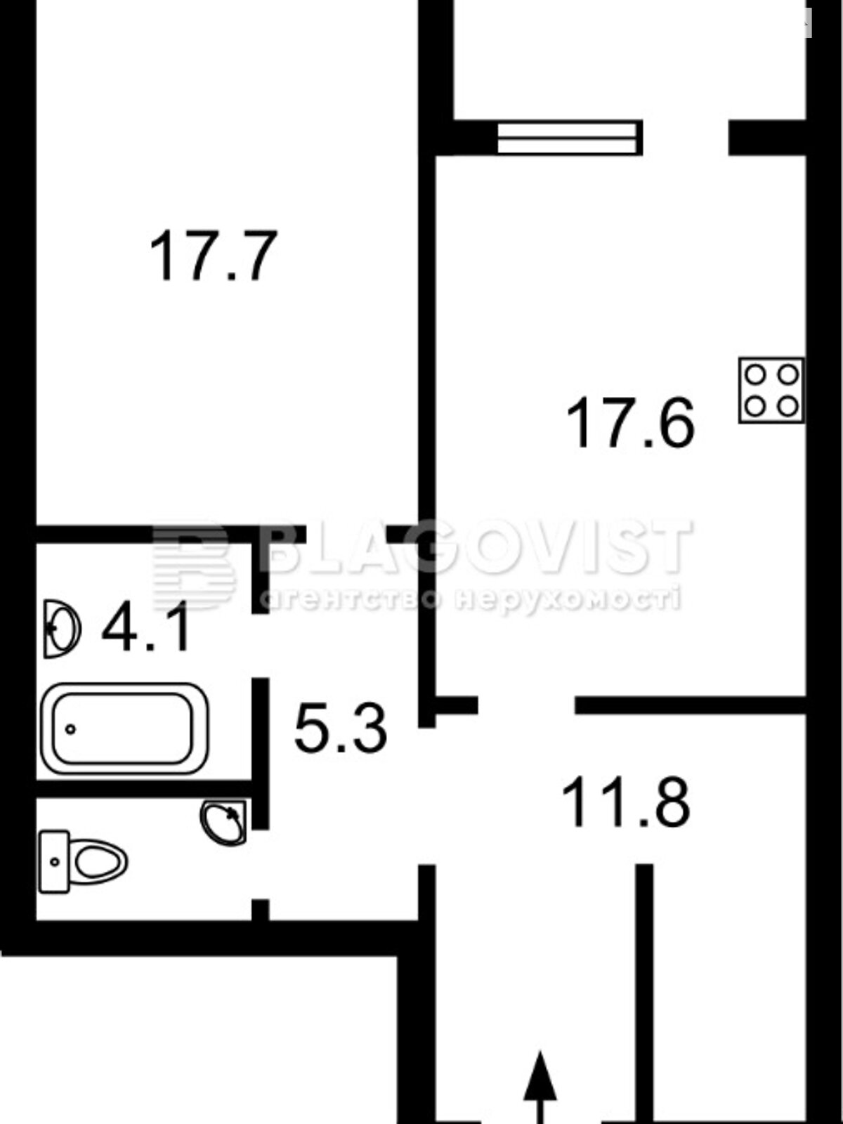 Продажа однокомнатной квартиры в Киеве, на пер. Балтийский 23, район Оболонский фото 1