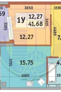 Продаж однокімнатної квартири в Києві, на вул. Дубищанська 4, кв. 44, район Оболонський фото 2