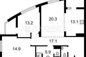 Продажа трехкомнатной квартиры в Киеве, на просп. Оболонский 1, район Оболонский фото 2